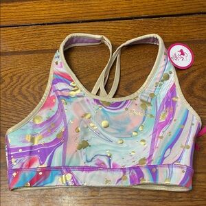 Justice Colorful Sports Bra